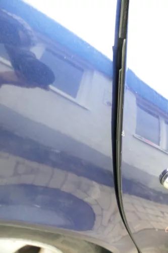 Seat Leon Toledo 1M Tür hinten rechts Beifahrerseite blau LB5N -ohne Anbauteile (163163)