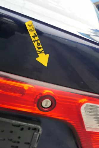 Seat Toledo 1M Limousine Limo Heckklappe Klappe hinten blau LB5N Spoiler Tuning (163164)