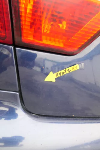 Seat Toledo 1M Limousine Limo Heckklappe Klappe hinten blau LB5N Spoiler Tuning (163164)