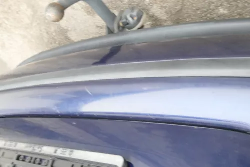 Seat Toledo 1M Stoßstange Heckstoßstange hinten blau LB5N (163169)