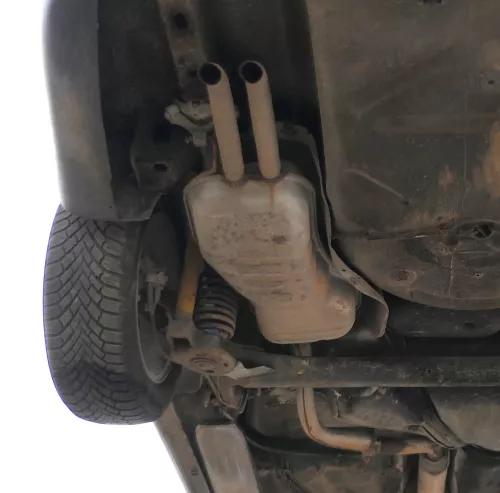 Seat Toledo 1M Auspuff Endschalldämpfer hinten 1,8 AGN 92kw 1J5253609AF