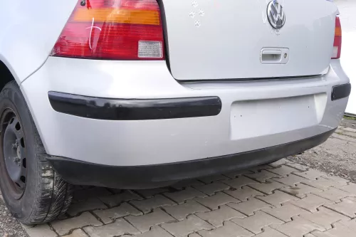 VW Golf 4 Limousine Stoßstange hinten Heckstoßstange Stoßfänger silber LB7Z grau (163227)