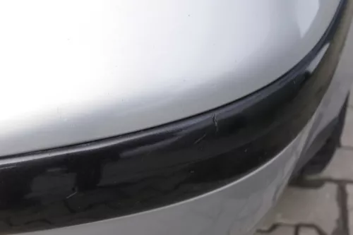 VW Golf 4 Limousine Stoßstange hinten Heckstoßstange Stoßfänger silber LB7Z grau (163227)