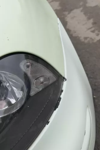 Seat Arosa 6H Stoßstange Frontstoßstange vorne gelb grün Facelift -evtl LS6G (163281)