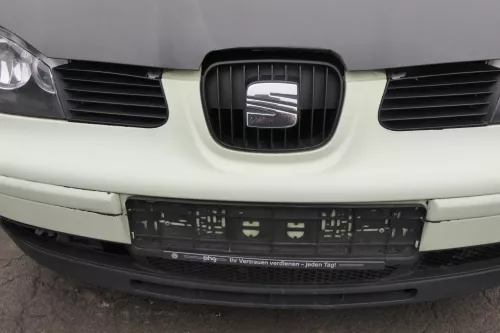 Seat Arosa 6H Stoßstange Frontstoßstange vorne gelb grün Facelift -evtl LS6G (163281)