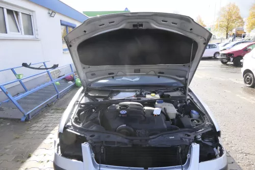 VW Passat 3BG Motorhaube Klappe vorne vorn Haube silber LA7W reflexsilber 163296 (163296)