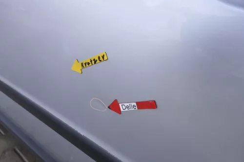 VW Passat 3B 3BG Kombi Variant Tür hinten links silber LA7W reflexsilber (163299)