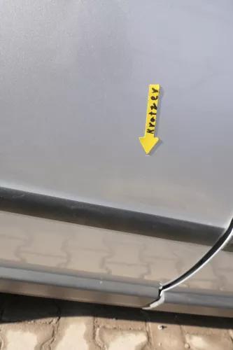 VW Passat 3B 3BG 3B6 Kombi Avant Tür hinten rechts mit Scheibe grau silber LA7W (163303)