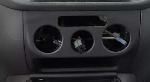 VW Golf 5M Plus Rahmen Blende Abdeckung Lüftung um Klimabedienteil Heizung