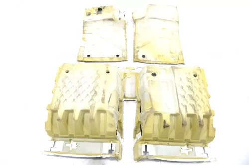 Audi A2 8Z Verkleidung Teppich Boden Innenraumteppich - 3-Teile swing dunkelgrau (163636)