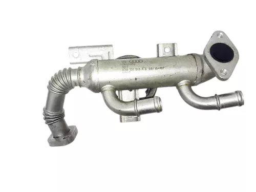 VW Polo 9N Ibiza Kühler Abgasrückführung AGR 1,9 TDI 038131513K AXR + 038 131 521 BL