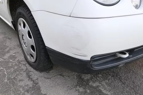 VW Lupo 6x Stoßstange vorne Frontstoßstange Stoßfänger weiß LB9A (163775)