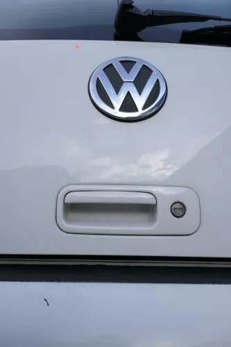 VW Lupo 6X Heckklappe Klappe Kofferraumklappe Scheibe weiß LB9A ohneAnbautei (163778)