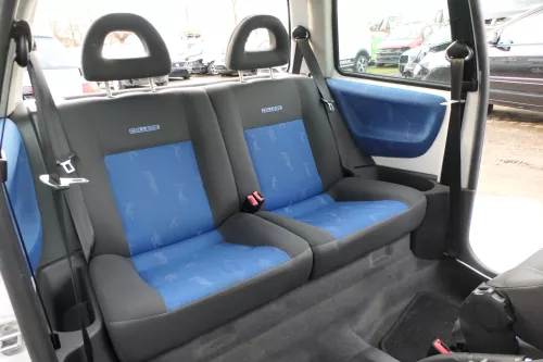 VW Lupo Seat Arosa Sitz Rückbank Sitzfläche Sitze mit Kopfstützen College blau