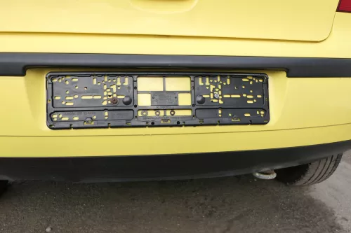 VW Polo 9N 9N3 Stoßstange Heckstoßstange hinten gelb LD1B (163799)