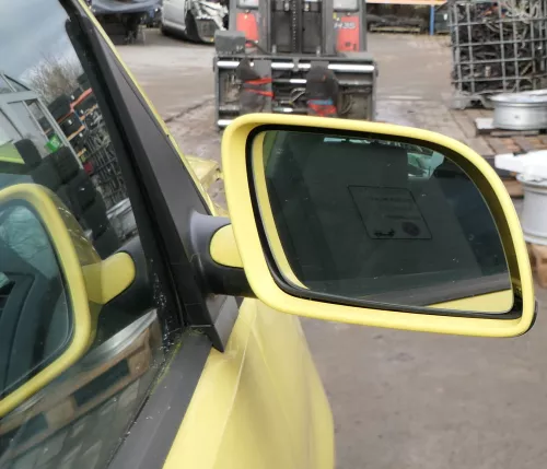 VW Polo 9N 9N3 elektrischer Spiegel Außenspiegel rechts vorne gelb LD1B (163801)