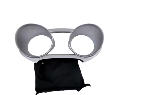 Ibiza 6J Tacho Tachometer Abdeckung Verkleidung silber nanograu grau 6J0857059