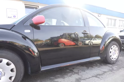 VW New Beetle 1C 9C Tür vorne links Fahrertür schwarz L041 - OHNE Anbauteile