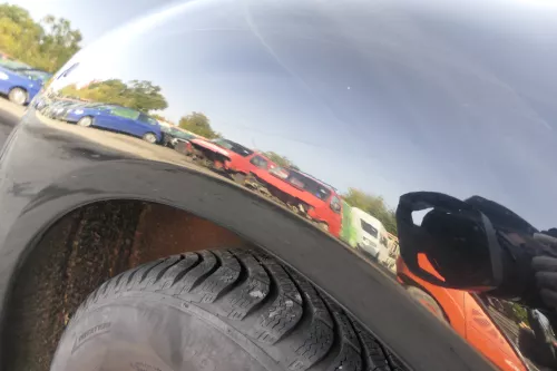 VW New Beetle 9C Kotflügel hinten links schwarz L041 1C0821301F (163955)