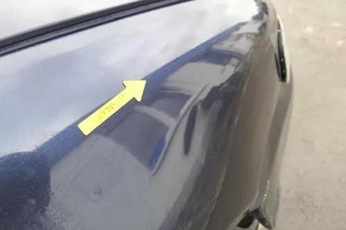 Audi A3 8L Kotflügel vorne rechts blau LZ5T (164031)