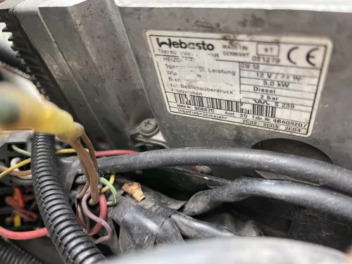 VW T4 Heizgerät Heizer Heizgerät Diesel Eberspächer DW50 Z 5kW 12V 3000W 2 bar (164075)