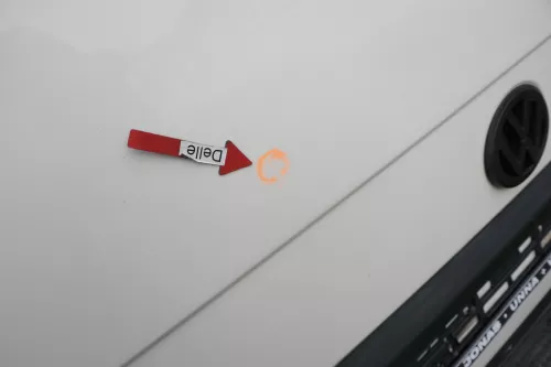 VW T4 Transporter Heckklappe Klappe hinten Kofferraumklappe weiß R902 (164079)