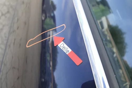 Audi A6 4B C5 Tür Türblatt hinten links blau LZ5L nur Türblatt (164110)