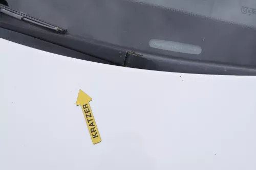 Skoda Fabia 6Y Motorhaube Klappe vorne weiß LF9E mit Grill vorn (164153)