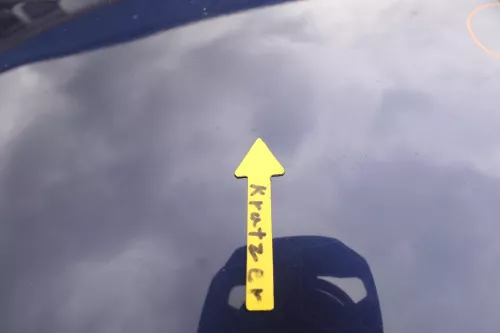 Skoda Fabia 6Y Motorhaube Klappe vorne blau LF5U mit Grill vorn (164183)