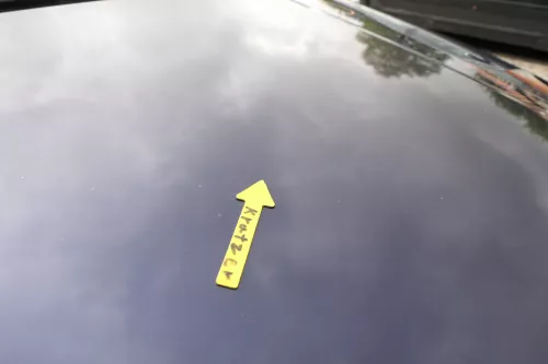 Skoda Fabia 6Y Motorhaube Klappe vorne blau LF5U mit Grill vorn (164183)