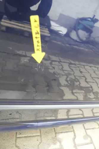 Skoda Fabia 6Y Limousine Schrägheck Tür hinten rechts blau LF5U (164190)