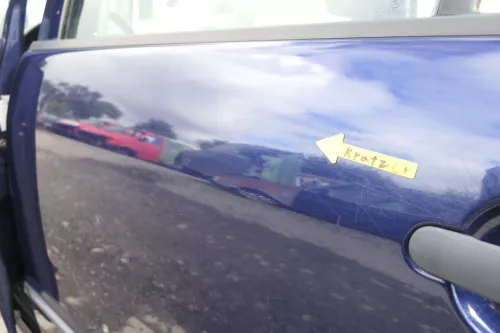 Skoda Fabia 6Y Limousine Schrägheck Tür hinten links blau LF5U (164191)