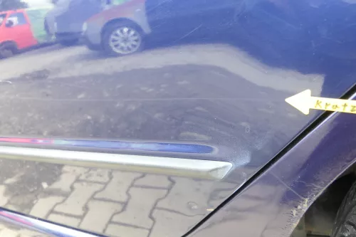 Skoda Fabia 6Y Limousine Schrägheck Tür hinten links blau LF5U (164191)