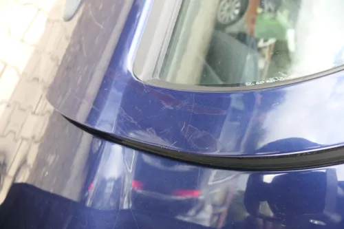 Skoda Fabia 6Y Limousine Schrägheck Tür hinten links blau LF5U (164191)