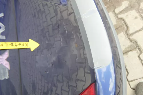 Skoda Fabia 6Y6 Schrägheck Heckklappe Kofferraumklappe hinten blau LF5U (164192)