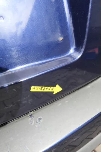 Skoda Fabia 6Y6 Schrägheck Heckklappe Kofferraumklappe hinten blau LF5U (164192)