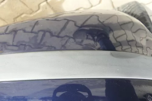 Skoda Fabia 6Y Schrägheck Stoßstange hinten Heckstoßstange blau LF5U (164193)