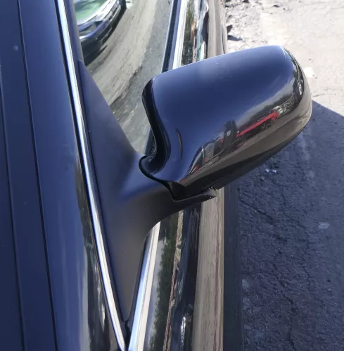 Audi A6 4B Spiegel Außenspiegel links elektrisch schwarz LZ9W mit GLAS (164212)