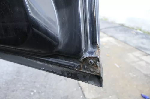 Audi A6 4B C5 Tür nur Türblatt vorne rechts Beifahrertür schwarz LZ9W (164229)