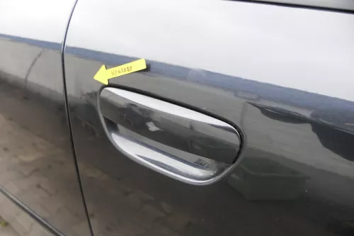 Audi A4 B6 8E nur Türblatt vorne rechts Beifahrertür schwarz LZ9W Kombi+Limo Tür (164233)