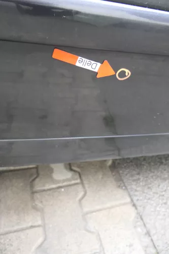 Audi A4 B6 8E nur Türblatt Tür hinten rechts schwarz LZ9W Kombi+Limo (164234)