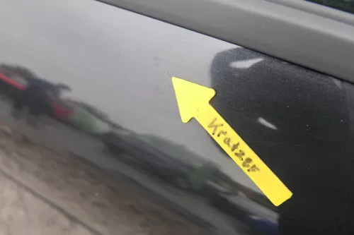 Audi A4 B6 8E nur Türblatt Tür vorne links Fahrertür schwarz LZ9W Kombi+Limo (164241)