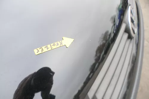 VW Polo 9N Motorhaube Klappe Haube vorne schwarz L041 uni bis ca. Bj. 2004 d (164266)