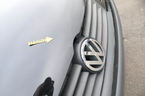 VW Polo 9N Motorhaube Klappe Haube vorne schwarz L041 uni bis ca. Bj. 2004 d (164266)