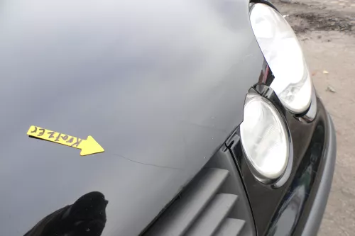 VW Polo 9N Motorhaube Klappe Haube vorne schwarz L041 uni bis ca. Bj. 2004 d (164266)