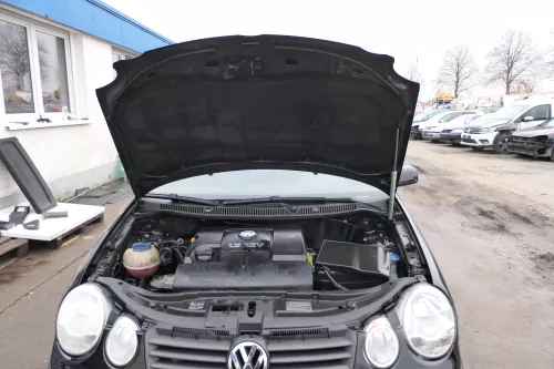 VW Polo 9N Motorhaube Klappe Haube vorne schwarz L041 uni bis ca. Bj. 2004 d (164266)