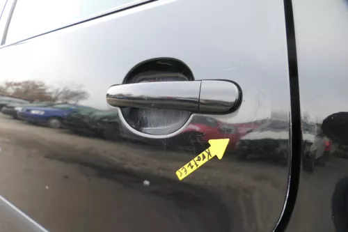 VW Polo 9N 9N3 Tür hinten links 4/5-Türer schwarz L041 - ohne Anbauteile (164270)