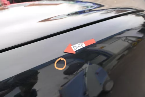 VW Polo 9N Kotflügel vorne rechts schwarz L041 bis ca.Bj.2004 (164271)