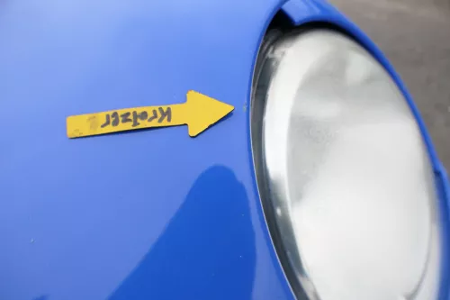 VW Polo 9N Motorhaube Klappe Haube vorne blau LA5F uni bis ca. Bj. 2004 (164289)