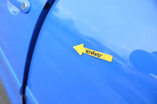 VW Polo 9N 9N3 Tür hinten links 4/5-Türer blau LA5F - ohne Anbauteile (164293)